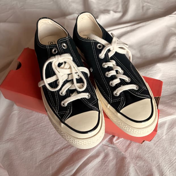 컨버스 척 70 로우 블랙