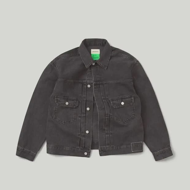 카키스 23ss 데님 트러커 자켓