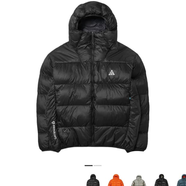 나이키 ACG 써마핏 ADV 루나 레이크 퍼퍼 자켓 블랙 - 아시아