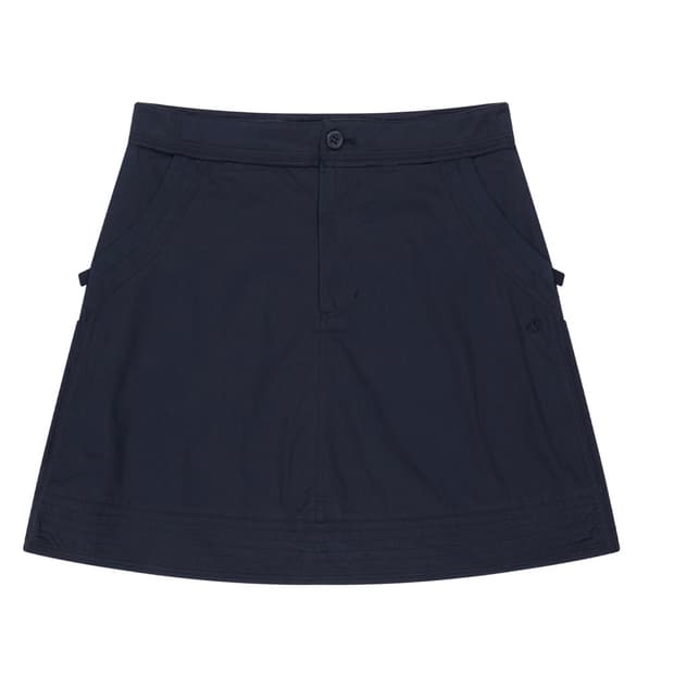 코이세이오 로우 엣지 코튼 스커트 네이비