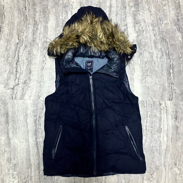 Gap 갭 핀터깔y2k 라떼펑크 보헤미안 울프죠 패딩베스트