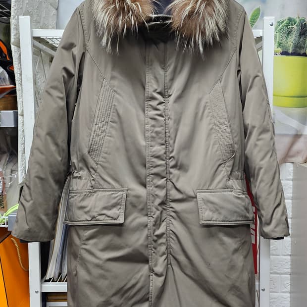 솔리드옴므 남성패딩 105 은여우털 구스패딩 XD57