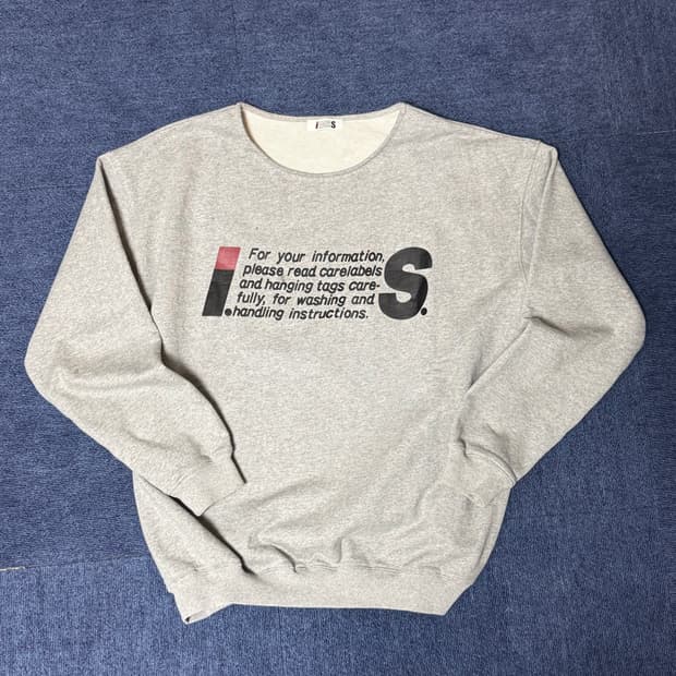 [M] 이세이 미야케 스포츠 맨투맨 그레이