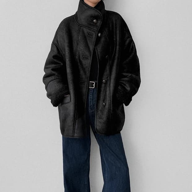 시어링 코트(인조모)