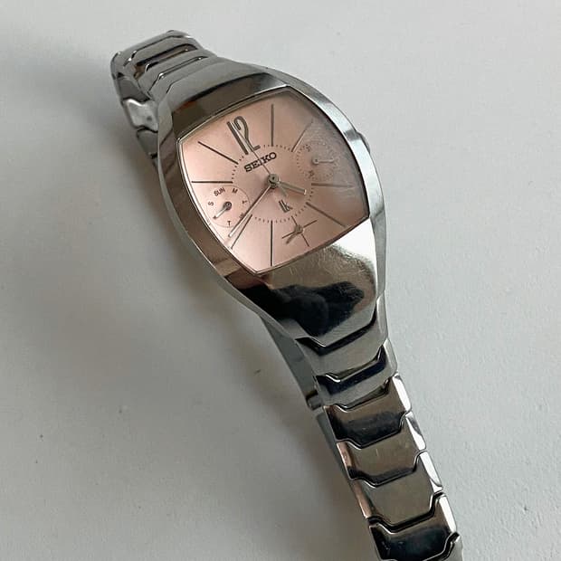 Seiko 세이코 lk 루키아 쉘 실버 피치