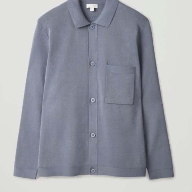 cos 맨즈 남자 가디건 자켓 셔츠