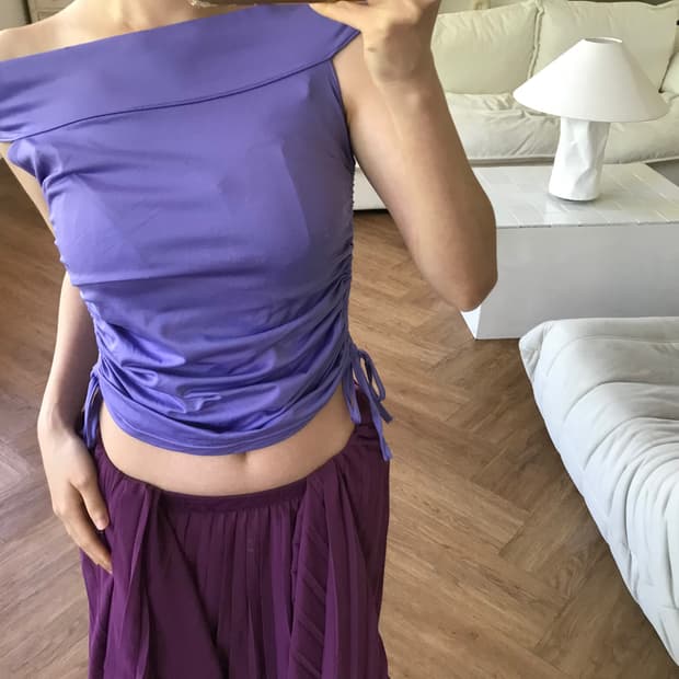 vintage purple sleeveless
