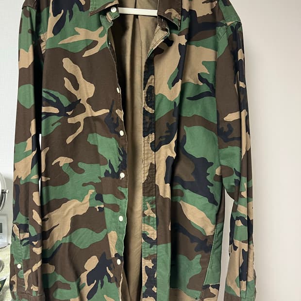 폴로 랄프로렌 카모 셔츠 XL