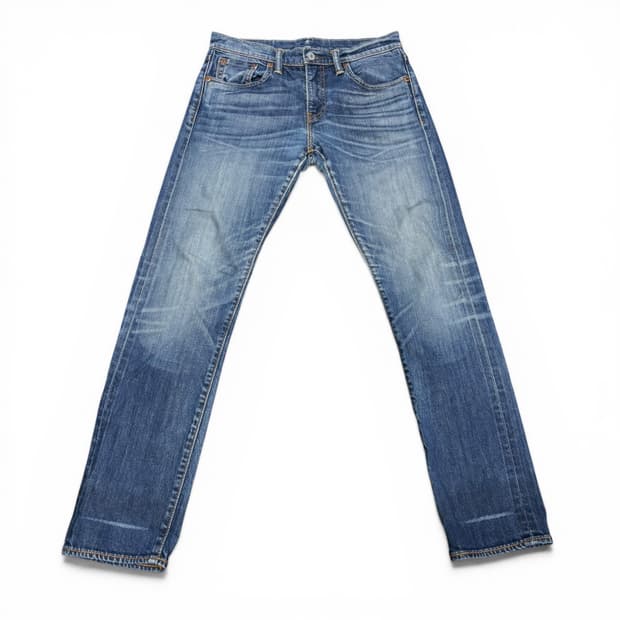 30 리바이스511 슬림스트레이트 워싱 셀비지 데님팬츠