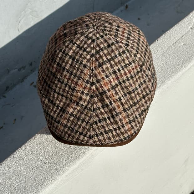 [M-L] 닥스 멀티체크 헌팅캡 모자