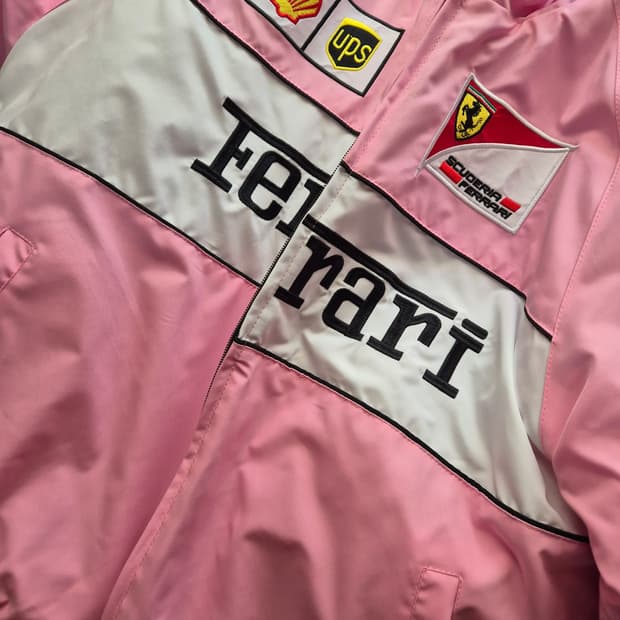 페라리 F-1 자켓 핑크 XL
