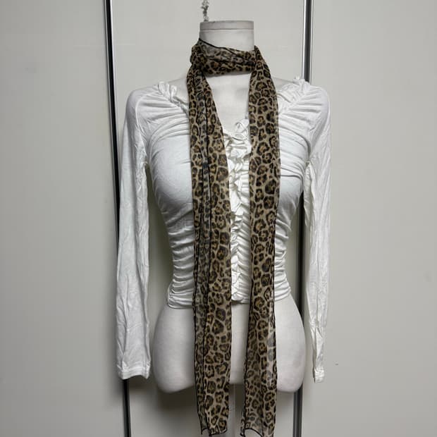 레오파드 스카프