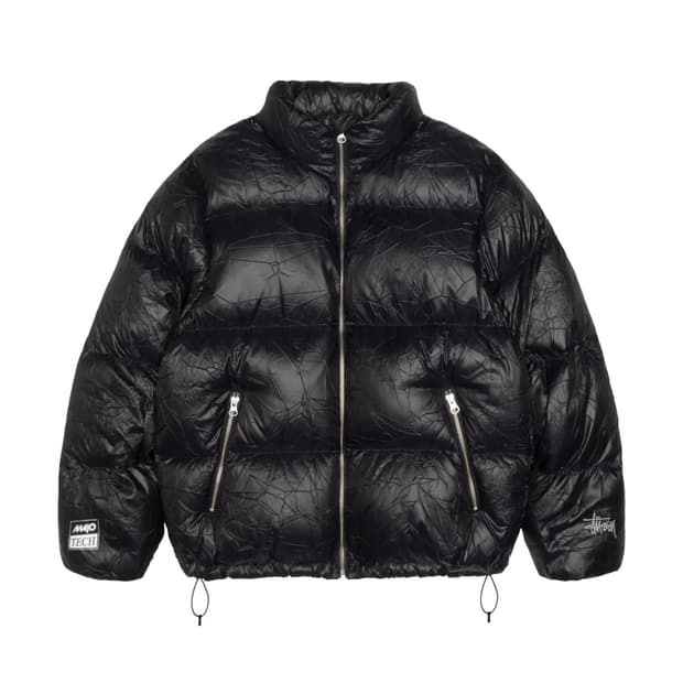 스투시 패딩 Stussy Wrinkled Nylon Down Puffer