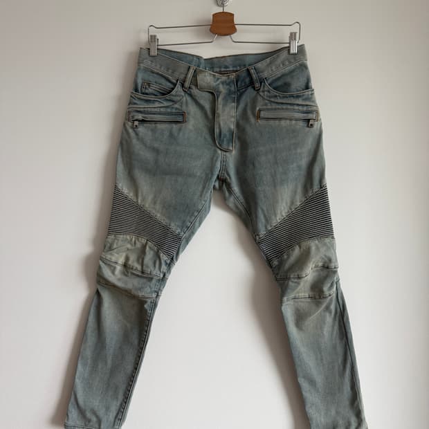 발망(BALMAIN) 바이커 팬츠