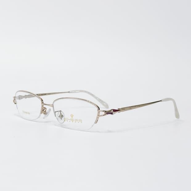 CHESS 골드 티타늄 반무테 데드스탁 빈티지안경