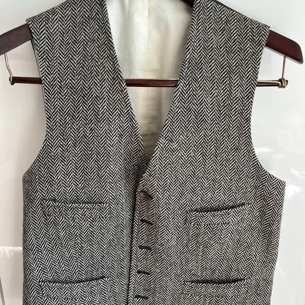 폴로랄프로렌 헤링본 울베스트 40r