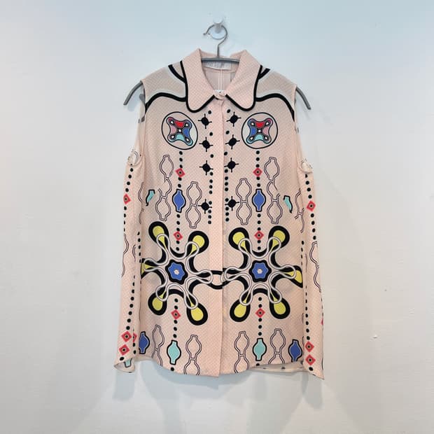 PETER PILOTTO 피터필로토 실크 슬리브리스