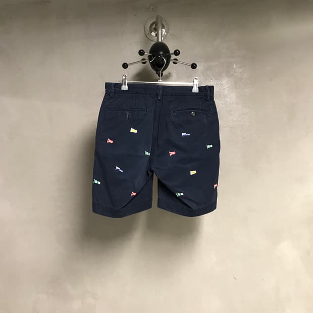 폴로 랄프로렌 멀티 자수 치노 반바지 네이비 30