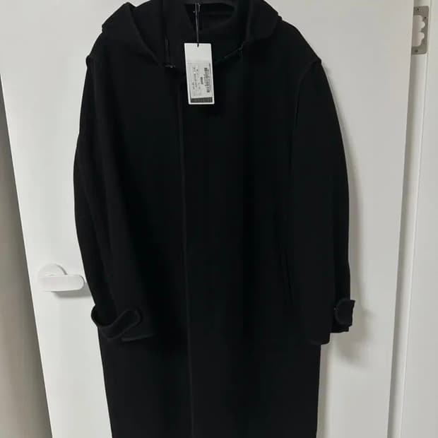 시스템 옴므 후드 코트 블랙 100