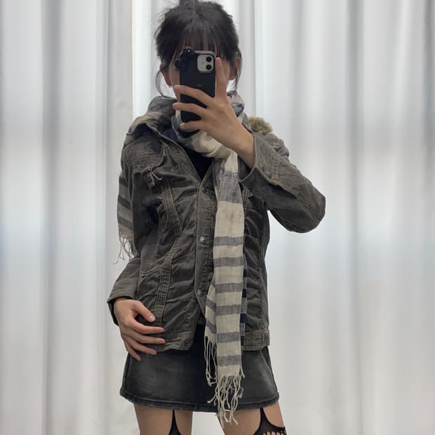 🎸그레이 셔링 자켓🎸