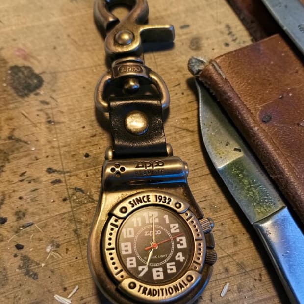 Zippo Beamlite 포켓 워치 키링