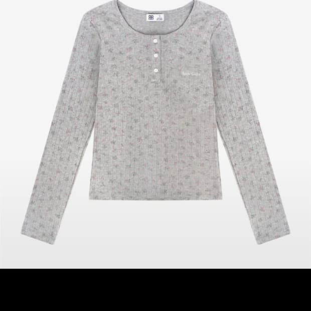 락케이크 플라워패턴 티셔츠