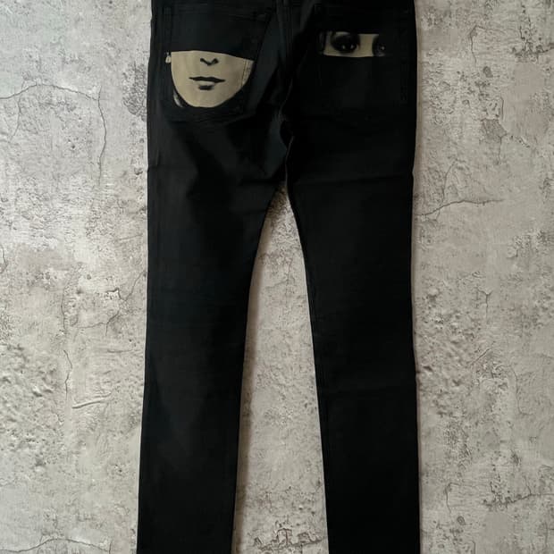 언더커버 2007SS purple face 바지