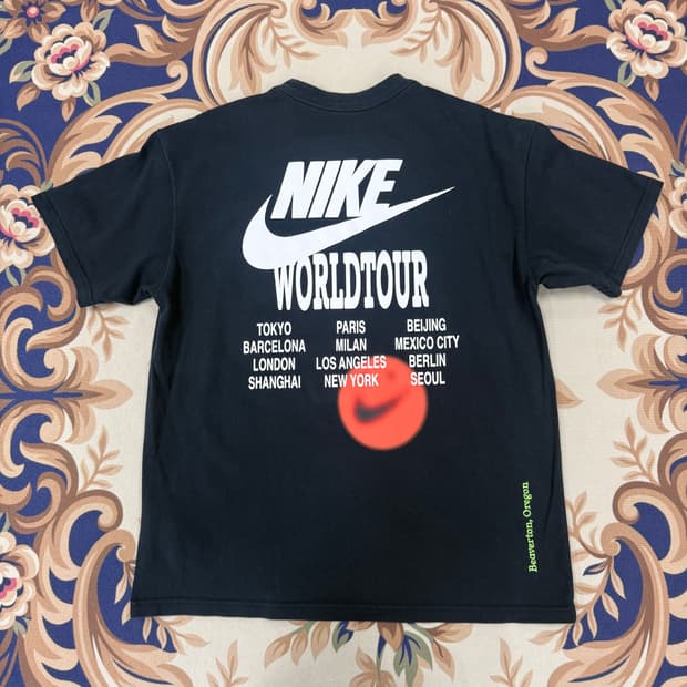 (L)나이키 Nike World Tour 반팔 티셔츠(블랙)