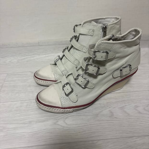 Ash 아쉬 웨지힐 스니커즈 화이트