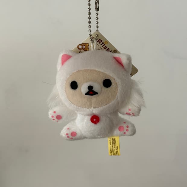 고전산엑스 네코 코리락쿠마 고양이코리락쿠마 키링 인형