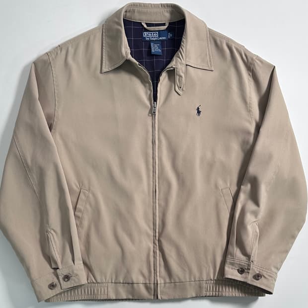 폴로 랄프로렌 베이지 폴리쉘 자켓