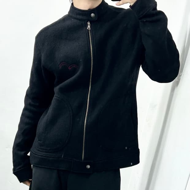 리바이스 모직 바이커 집업 자켓