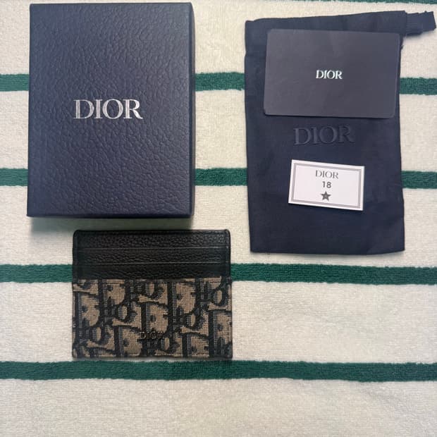 디올 오블리크 카드지갑