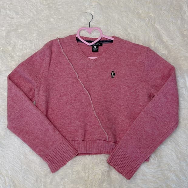 티니위니 크롭 니트