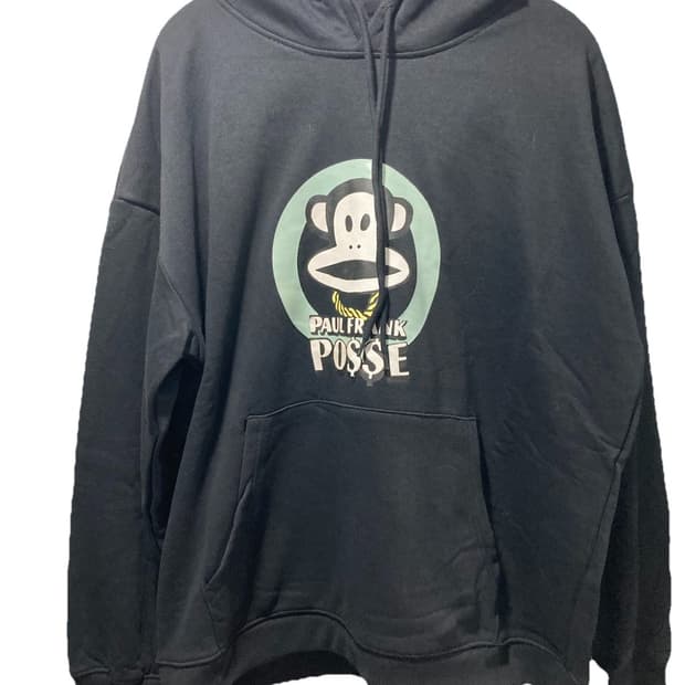 폴 프랭크 포시 후드티 블랙 2XL