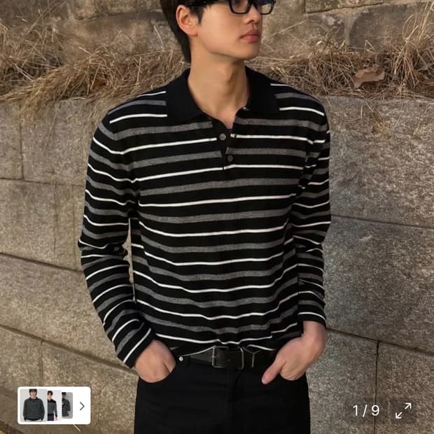 르아르 카라 크롭 니트