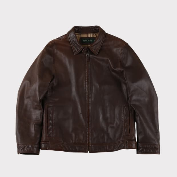 [XL] 00's 빈폴 양가죽 블루종 자켓