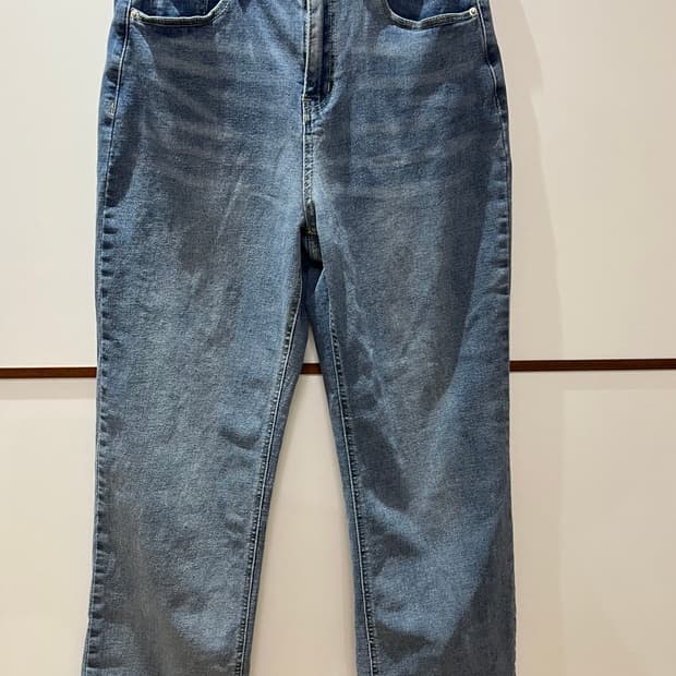 고고싱 자체제작 하이웨이스트 일자핏 완전스판 청바지