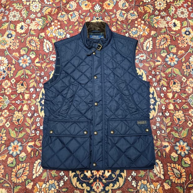 폴로 랄프로렌 남성 퀼팅 베스트 (네이비 / M)
