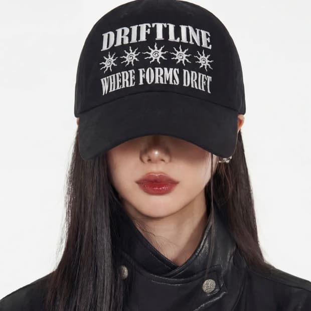 아이돈워너셀 Drift Line Maxi Cap Black 모자