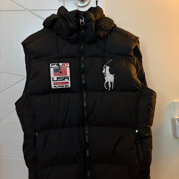폴로 조끼 패딩