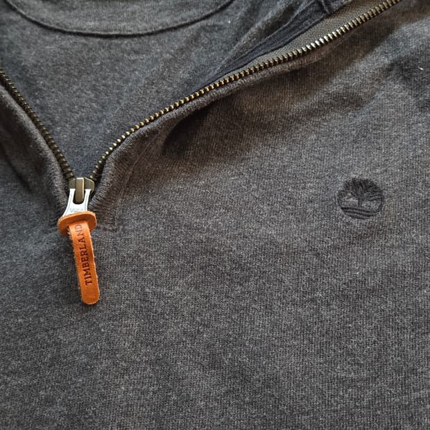 팀버랜드 남성 반집업 스웻셔츠 맨투맨 XL 차콜