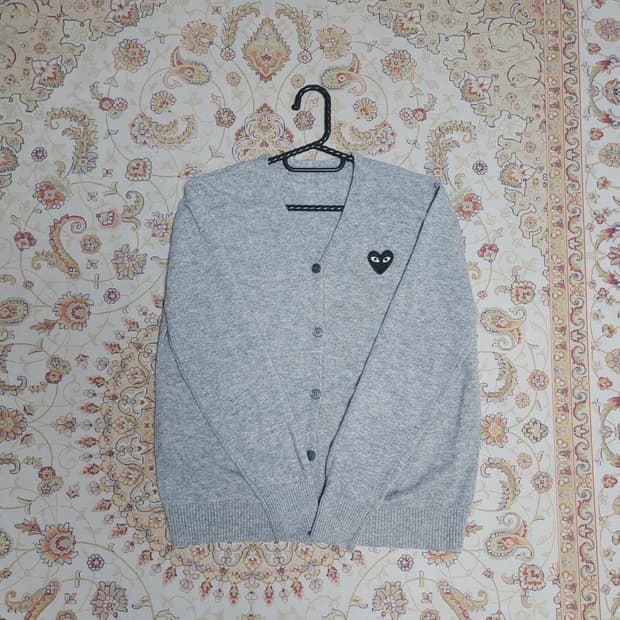 꼼데가르송 스타일 여성 와펜 가디건
M