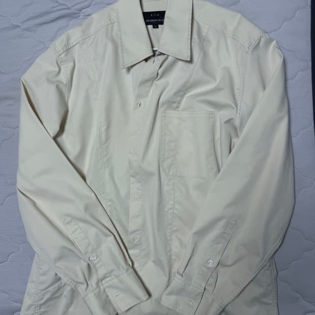 STU office 20SS 스티치 셔츠 크림 L
