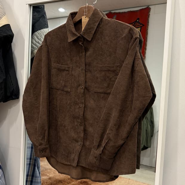 Vtg 빈티지 코듀로이 셔츠