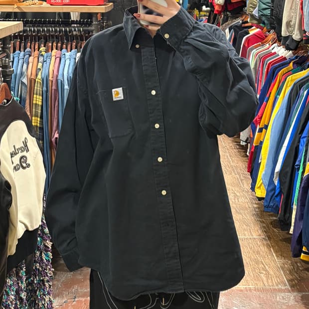 [HI] Carhartt 셔츠 블랙