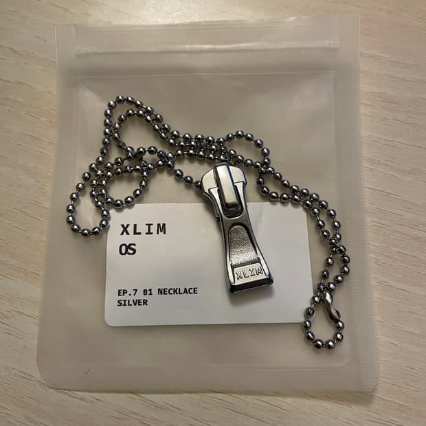 XLIM EP.7 01 NECKLACE SILVER