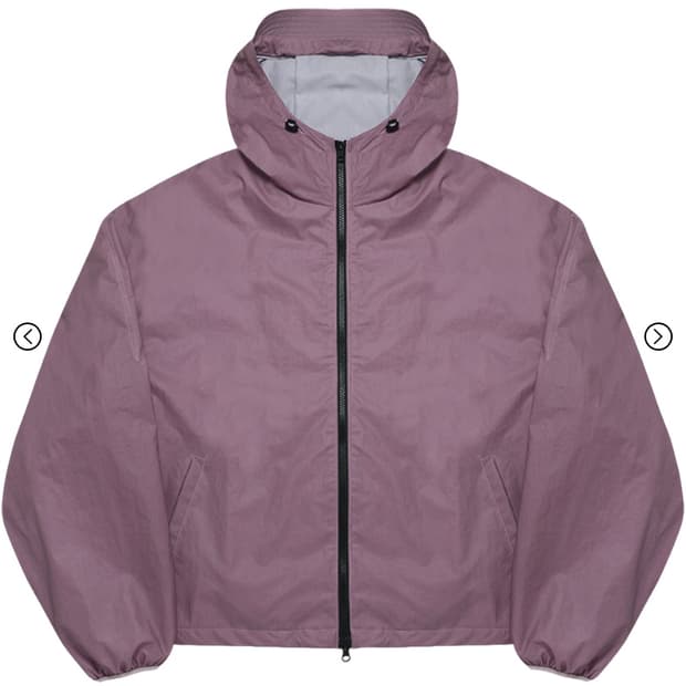  os 카미엔 쉘 자켓 핑크