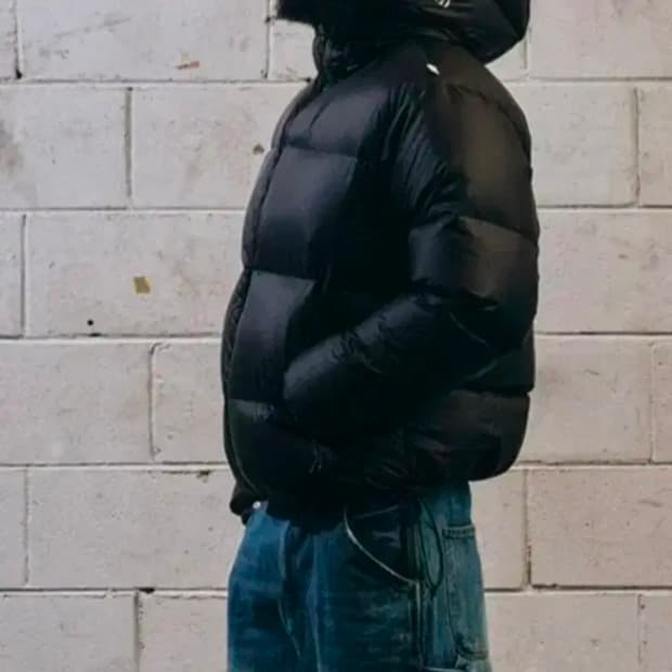 (새상품급) 페치선데이 25시즌 블랙 구스 패딩