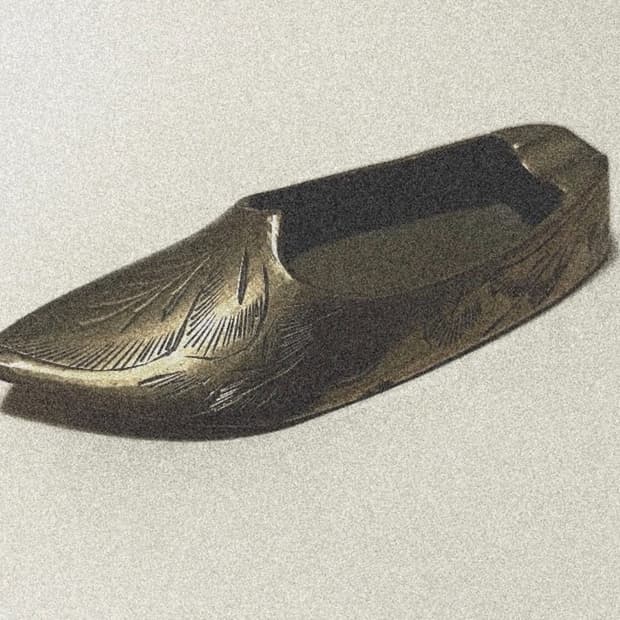 모로코 빈티지 황동 애쉬트레이